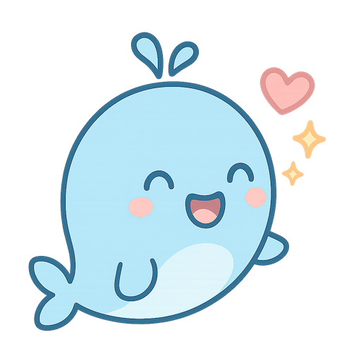 Whale with Heart